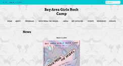 Desktop Screenshot of bayareagirlsrockcamp.org